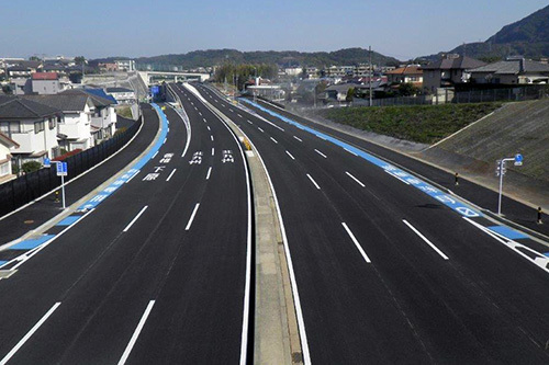 福岡3号 脇田地区舗装工事