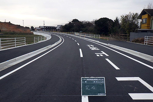 福岡志摩前原線 道路舗装工事